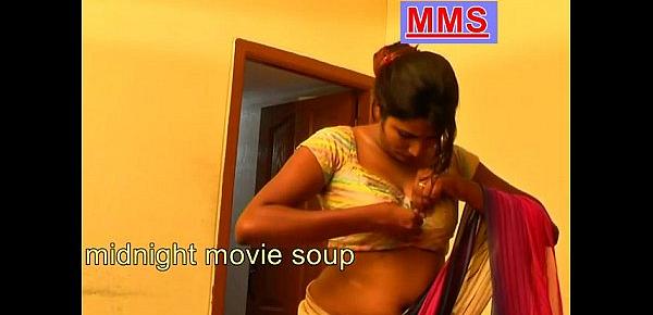  very hot indian housewife after bath wearing saree boy watch secretly